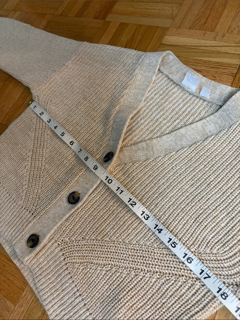 GAP Kids Cream Button-Front V-Neck Cardigan Girls Size Medium (8) NWOT
